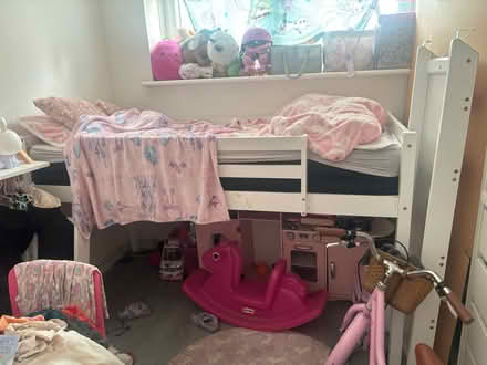 Photo of free High rise bed with slide (Chislehurst) #1