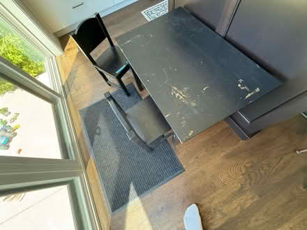 Photo of free Kid table with 2 chairs (Near Roosevelt and Alameda) #2