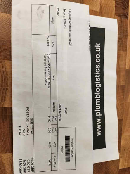 Photo of free New Bathroom Vanity Sink (Walsall WS1) #3