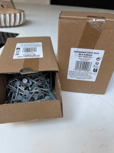 Photo of free Galvanised clout nails (SE15) #1