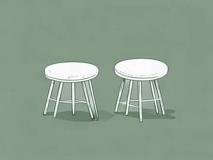 Photo of 2 bar stools (Penrith CA11) #1