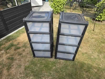 Photo of free 2 x set of plastic drawers (wyberton) #3
