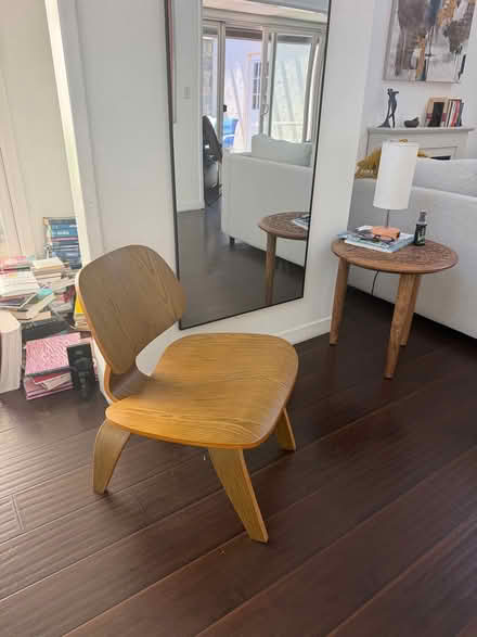 Photo of free Small wood Mid Century Style chair (Wolfe and Evelyn) #1