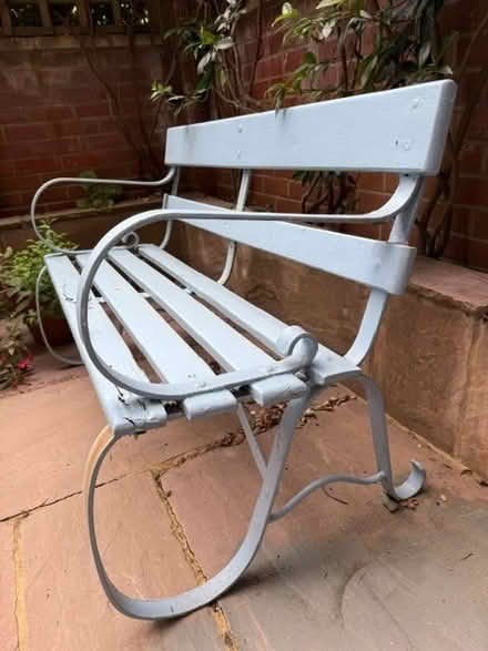 Photo of free Vintage scroll end garden bench (Chiswick W4) #1