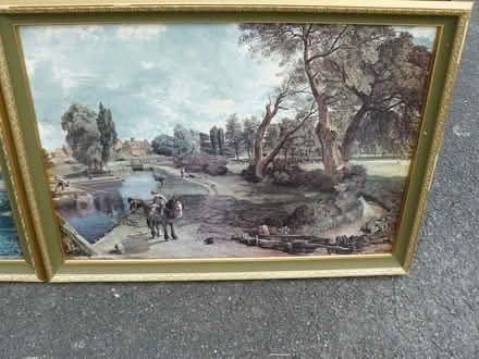 Photo of free 2 x large framed John Constable prints/pictures on board (Kempsey WR5) #2