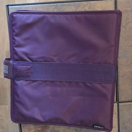 Photo of free Berry colored 3 ring binder (Glenview near Northbrook) #1