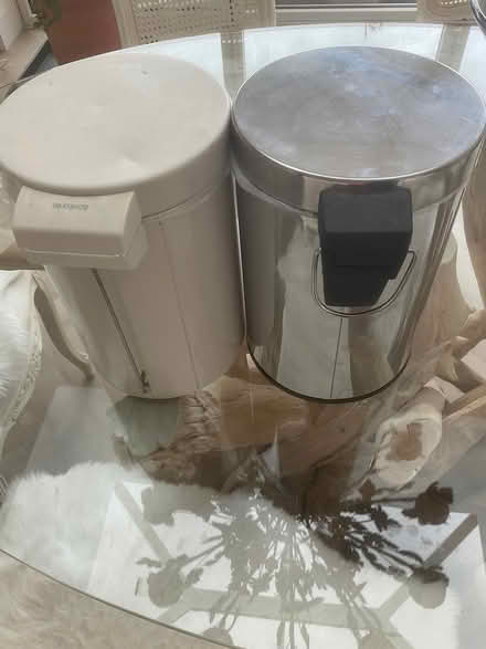 Photo of free Two Small Pedal Bins (Minehead TA24) #1
