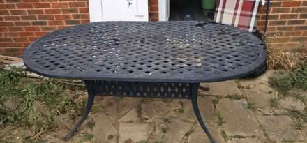 Photo of free Garden table- 5 chairs and cushions (Panshager AL7) #3