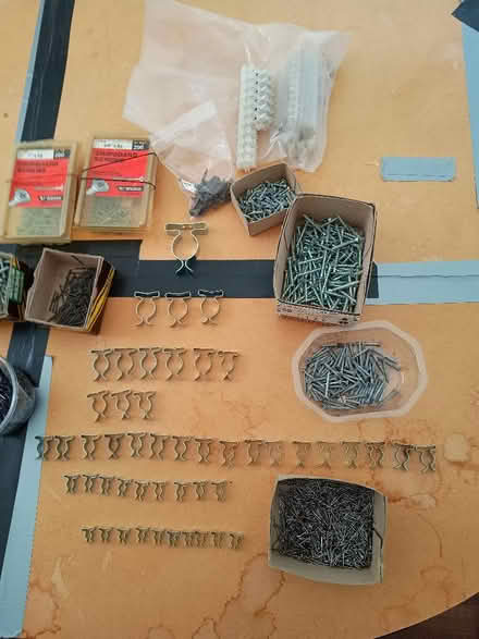 Photo of free Assortment of screws nails,Terry clips etc (Calne SN11) #2