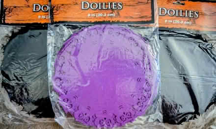 Photo of free 8" Owls and spiders paper doilies (Northridge) #1