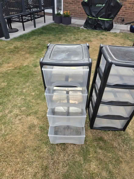 Photo of free 2 x set of plastic drawers (wyberton) #2