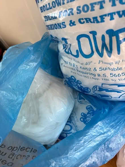 Photo of free Large bag hollow fibre stuffing (Shirley, Croydon CR0) #2