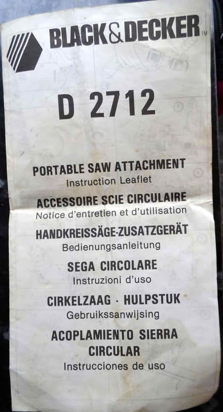 Photo of free Rotary saw (Stonydelph B77) #1