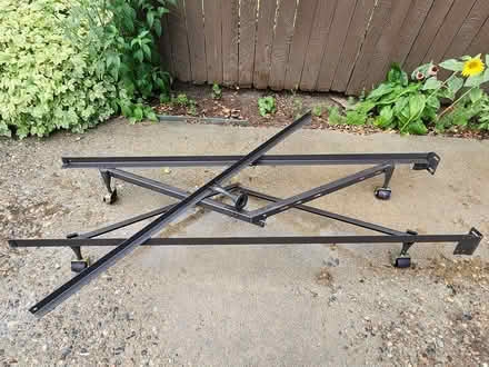 Photo of free Queen Metal Bedframe (South Boulder) #1