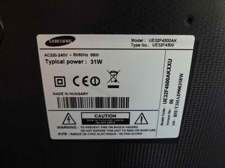 Photo of free Samsung TV (Bowness on Windermere LA23) #3
