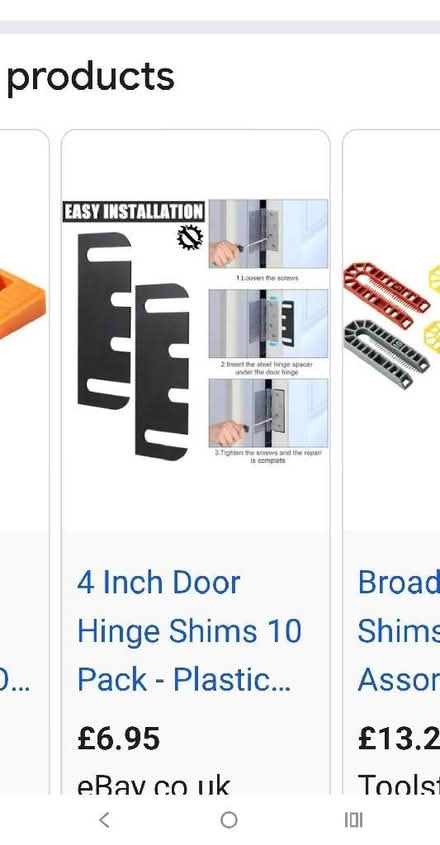 Photo of Door shims (Kemptown BN2) #1
