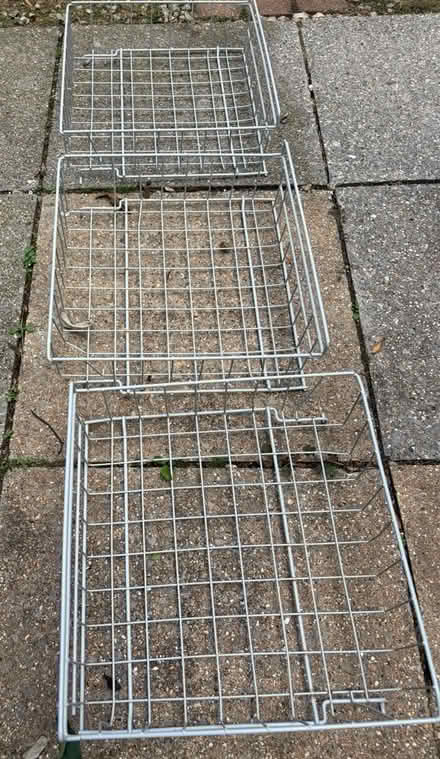 Photo of free Three wire baskets (Westbury Wilts BA13) #1