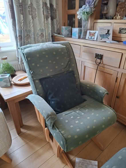 Photo of free Green rocking chair (Melbourn Royston SG86) #1