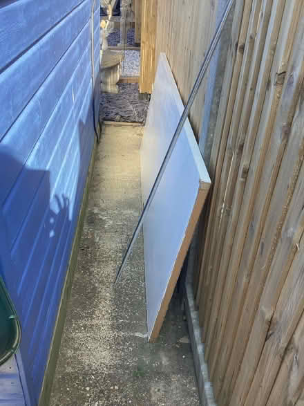 Photo of free Sliding Hanging door with track (BN16 2ER) #1