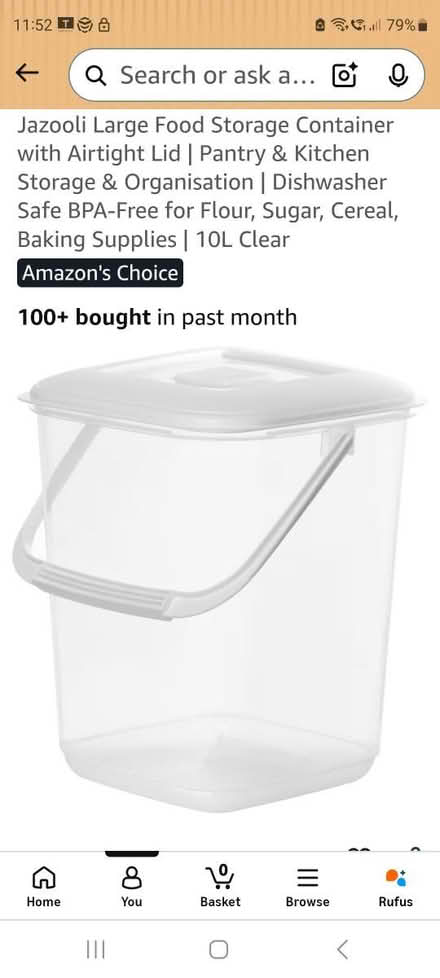 Photo of free 10L Bin - bird & squirrel food (Earl's Court) #1