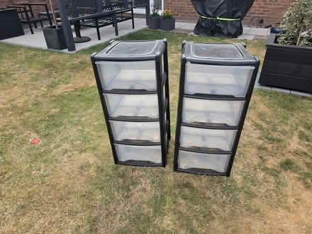 Photo of free 2 x set of plastic drawers (wyberton) #1