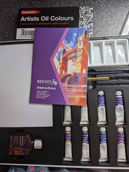 Photo of free Artist set with oil paints (Lower Earley RG6) #3
