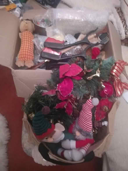 Photo of free 2 boxes miscellaneous/xmas (Poulton CH44) #1