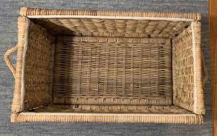 Photo of free Wicker storage trunk/chest (Union Square/Prospect Hill) #2