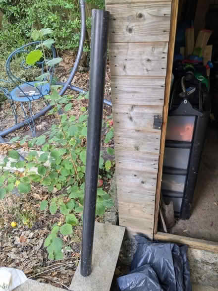 Photo of free Black pvc downpipe offcut (Harringay Ladder N8) #1
