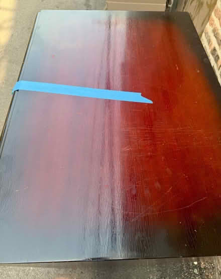 Photo of free Vintage cherry veneer cabinet (Albany Park) #3