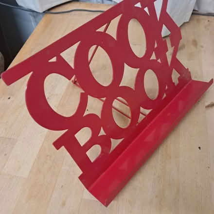 Photo of free Red Enamel Cook Book Stand (Montpelier BS6) #1
