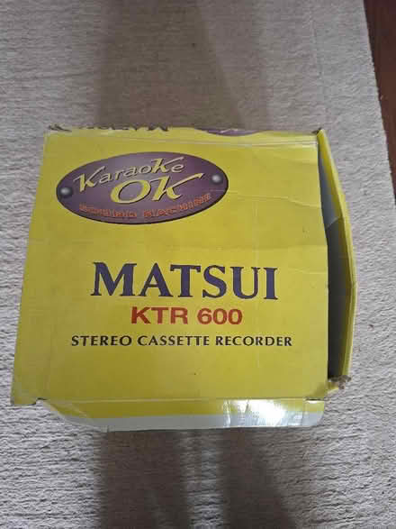 Photo of free Matsui Karaoke Stereo cassette recorder (Gosforth NE3) #2