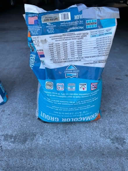 Photo of free Laticrete permacolor grout (Redwod City hills) #1