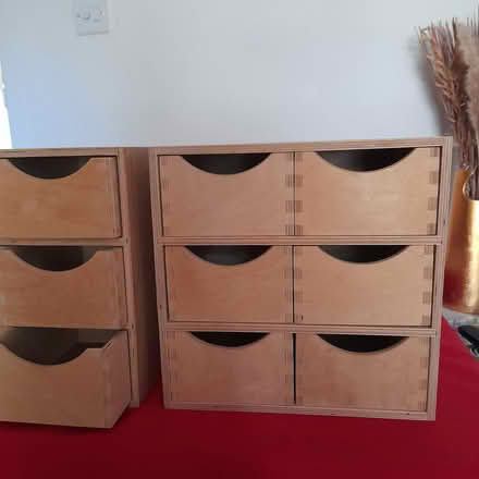 Photo of free Wooden storage units, small x 2 (Long Melford CO10) #2