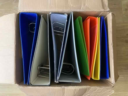 Photo of free Box of lever arch files and ringbinders (New Marston OX3) #4
