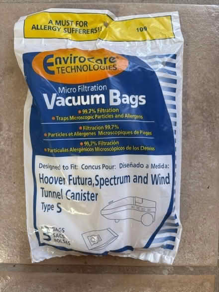 Photo of free vacuum bags, micro filtration (Terra Linda, near Safeway) #1