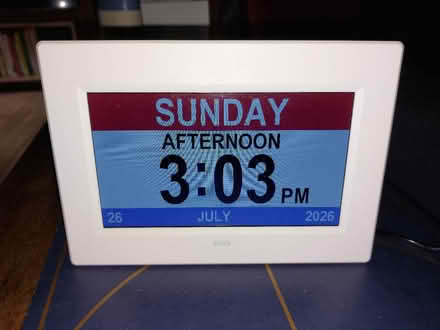 Photo of free Digital Calendar Day Clock (Mitcham's Corner CB4) #1