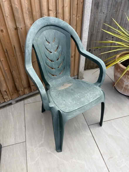 Photo of free Plastic Garden Chair (Tooting Broadway SW17) #1