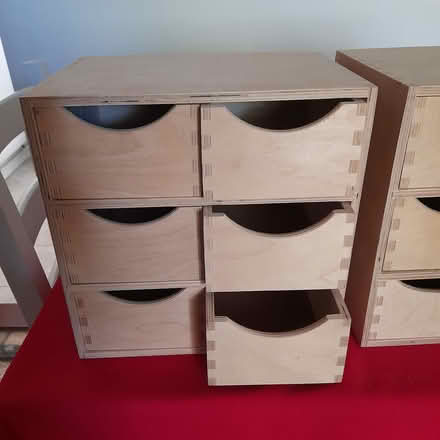 Photo of free Wooden storage units, small x 2 (Long Melford CO10) #1