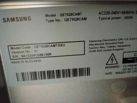 Photo of free Curved TV (Stacksteads OL13) #2