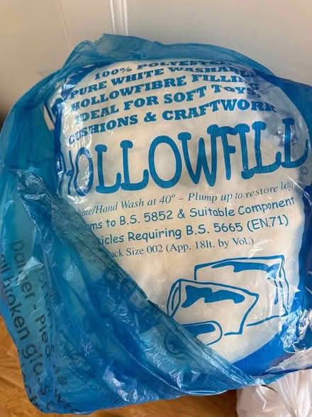 Photo of free Large bag hollow fibre stuffing (Shirley, Croydon CR0) #1
