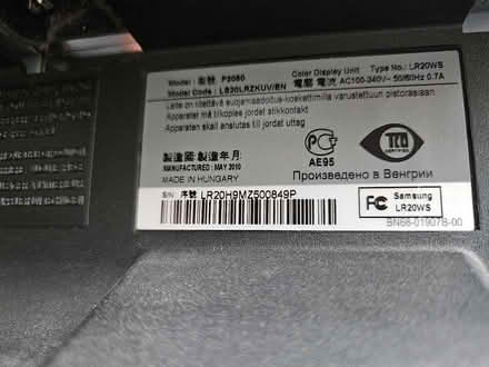 Photo of free Computer monitor Samsung (Aldridge) #2