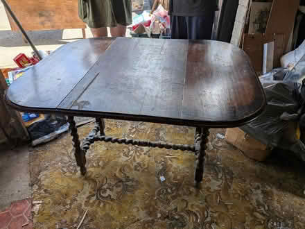 Photo of free Antique twist top drop leaf table (Whiteway BA2) #2