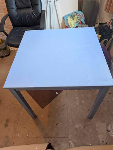 Photo of free Compact blue table (Wallasey, CH44) #2