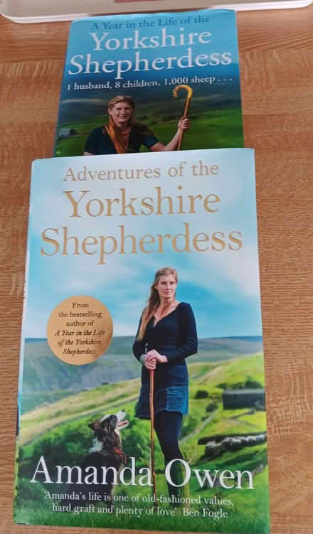 Photo of free 3 Amanda Owen, The Yorkshire Shepherdess, booksbooks. (Shirley B90) #1