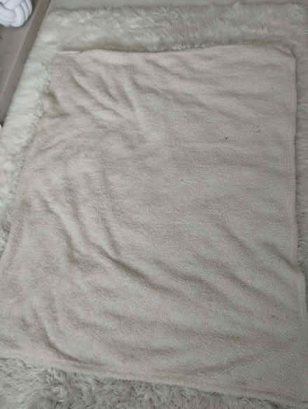 Photo of free Cream Fleece Throw/Blanket. (Burnham On Sea TA8) #1