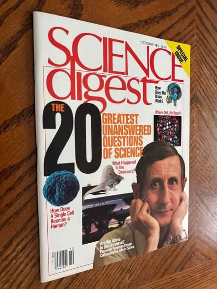 Photo of free Science Digest from 1985 (Near Davis Square, Somerville) #1
