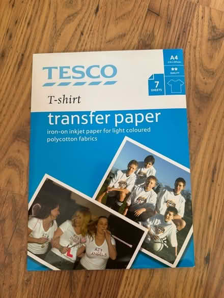Photo of free T shirt transfer paper (Hulme M15) #1