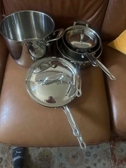 Photo of free Stainless steel Pots and Pans set (Fruitvale - Oakland) #2