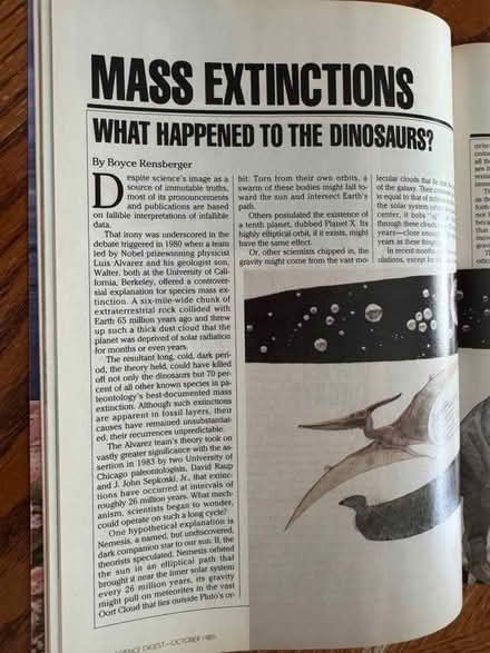 Photo of free Science Digest from 1985 (Near Davis Square, Somerville) #3